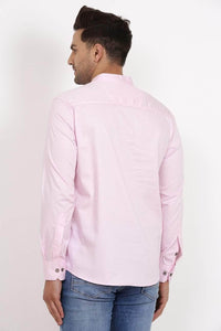 Mens Button Detail Kurta MSKO78 - Pink