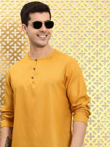 Mens Button Detail Kurta MSKO92