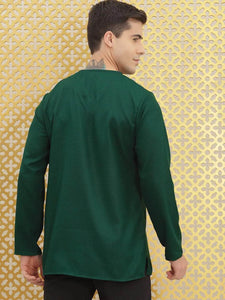 Mens Button Detail Kurta MSKO93