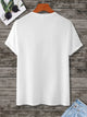 Mens Sticker Printed T-Shirt - LTMPRT30 - White