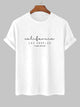 Mens Sticker Printed T-Shirt - LTMPRT42 - White