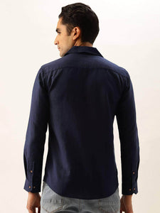 Mens Stitched Collar Detail Kurta MSKO85 - NB